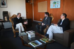Gobernador Regional se reúne con Eduardo Arancibia Romo nuevo director regional de Corfo Los Lagos
